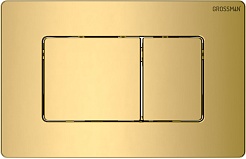 Grossman Инсталляция для подвесного унитаза Classic 97.04.30M с клавишей смыва золото глянцевое – фотография-9